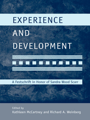 cover image of Experience and Development